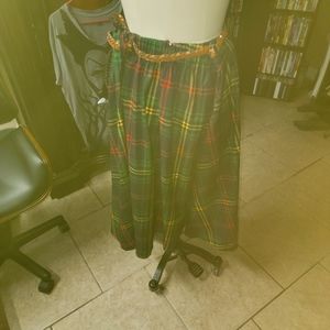Womens Modcloth skirt with belt sz 4x